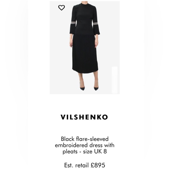 VILSHENKO ! Super Hi-End Russian Designer. This Dress is STUNNING 🤩 - Picture 8 of 11